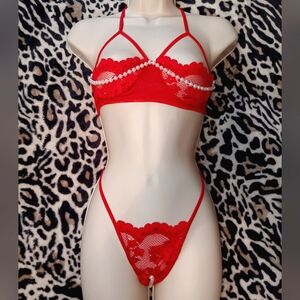 2 Pc Lingerie w Pearls